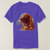 Ierse setter met fazant t-shirt (Design voorkant)