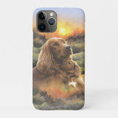 Ierse setter met puppy Case-Mate iPhone case (Achterkant)