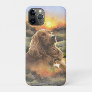 Ierse setter met puppy Case-Mate iPhone case