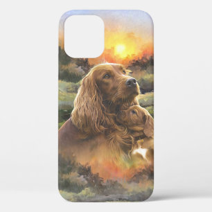 Ierse setter met puppy Case-Mate iPhone case