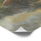 Ierse setter met puppy perfect poster (Hoek)