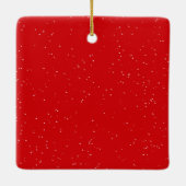 Ierse setter met sinterklaas Pet Keramisch Ornament (Achterkant)