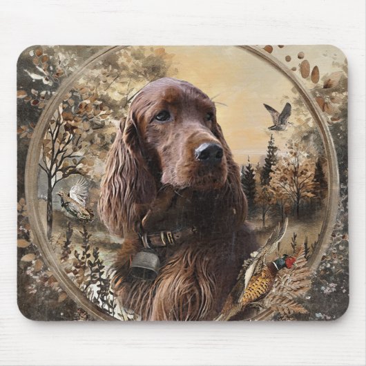 Ierse Setter Muismat (Voorkant)