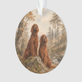 Ierse Setter Ornament (voorkant)