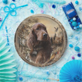 Ierse Setter Papieren Bordje (Feest)