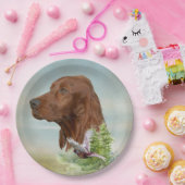 Ierse Setter Papieren Bordje (Feest)