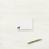 Ierse Setter Personaliseren Post-it® Notes (Op bureau)