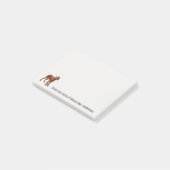 Ierse Setter Personaliseren Post-it® Notes (Schuin)