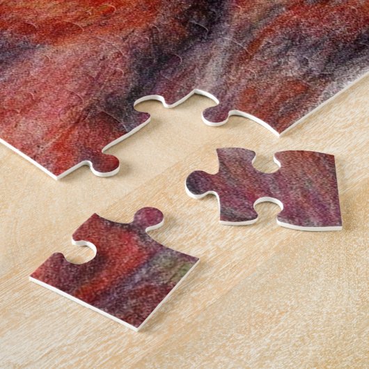 Ierse setter Pet Dog Artwork Painting Legpuzzel (Zijkant)