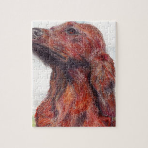Ierse setter Pet Dog Artwork Painting Legpuzzel