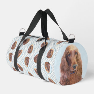 Ierse Setter Schilderij Rode Mooie Originele Honde Plunjezak