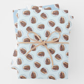 Ierse Setter Schilderij Rood Schattige Originele H Inpakpapier Vel (In situ)