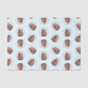 Ierse Setter Schilderij Rood Schattige Originele H Tissuepapier
