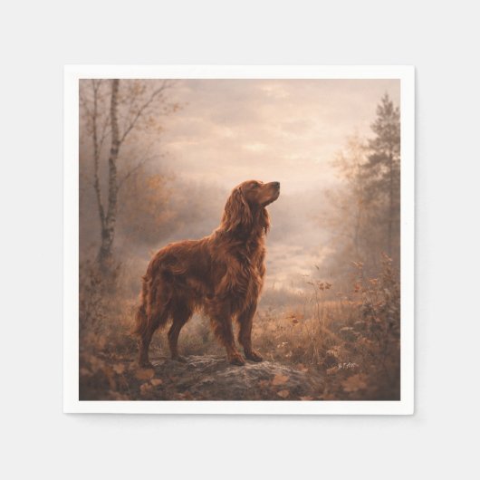 Ierse Setter Servet (Voorkant)
