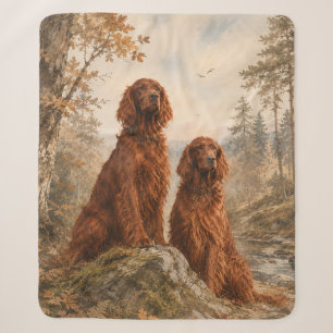 Ierse Setter Sherpa Deken