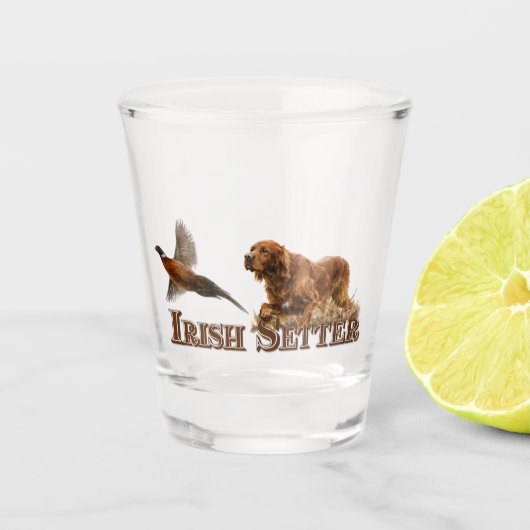Ierse Setter Shot Glas (Voorkant)