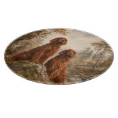 Ierse Setter Snijplank (Hoek)