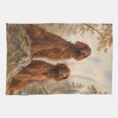 Ierse Setter Theedoek (Horizontaal)