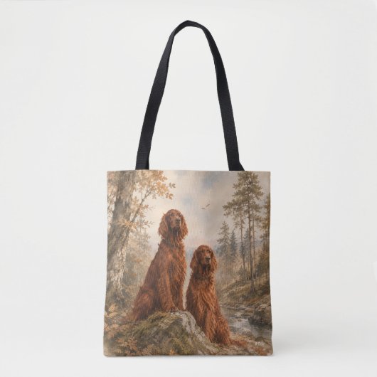 Ierse Setter Tote Bag (Voorkant)
