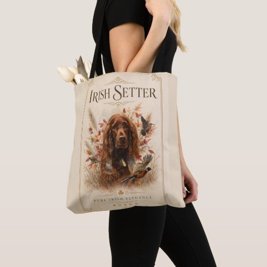 Ierse Setter Tote Bag (Dichtbij)