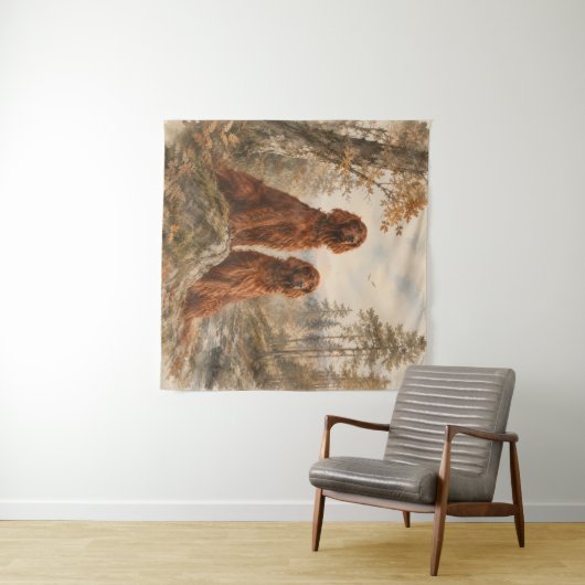 Ierse Setter Wandkleed (In Situ (horizontaal))