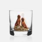 Ierse Setter Whisky Glas (Achterkant)