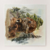 Ierse Setter, Woodcock jagen, Art Legpuzzel (Horizontaal)