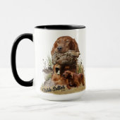 Ierse Setter, Woodcock jagen, Art Mok (Links)