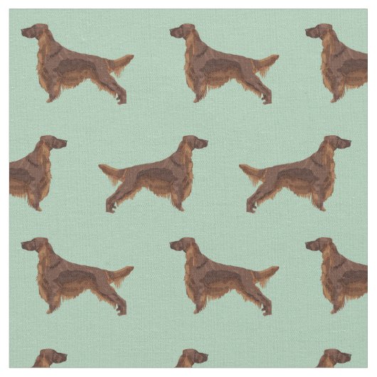 Ierse setterhondenmunt stof (Close Up)