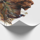 Ierse Setters met fazanten - Passion Hunt Cadeaupapier (Hoek)