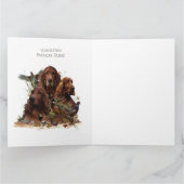 Ierse Setters met fazanten - Passion Hunt Kaart (Binnen)