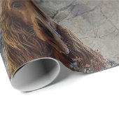 Ierse Setters met Woodcock - Passion Hunt Cadeaupapier (Rol Hoek)