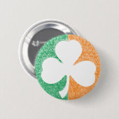 Ierse Shamrock aangepaste knop Ronde Button 5,7 Cm (Voorkant /achterkant)