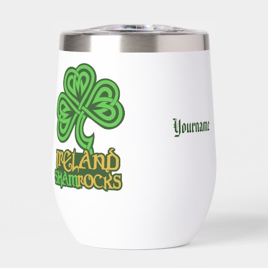 Ierse Shamrock aangepaste naam (Voorkant)