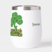 Ierse Shamrock aangepaste naam (Achterkant)