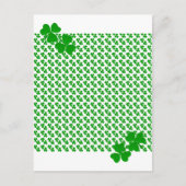 ierse Shamrock Briefkaart (Voorkant)