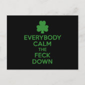 Ierse shamrock briefkaart (Voorkant)