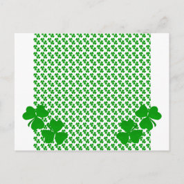 ierse Shamrock Briefkaart