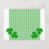 ierse Shamrock Briefkaart (Voorkant)