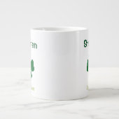 Ierse Shamrock Bruidsjonker Persoonlijke Mok (Voorkant)