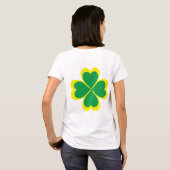 Ierse Shamrock Cross voor Saint Patrick’s Day T-shirt (Achterkant volledig)