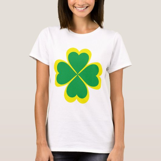 Ierse Shamrock Cross voor Saint Patrick’s Day T-shirt (Voorkant)