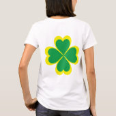 Ierse Shamrock Cross voor Saint Patrick’s Day T-shirt (Achterkant)