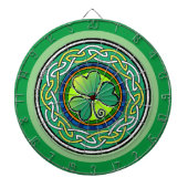 Ierse shamrock dartbord (Voorkant)