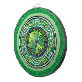 Ierse shamrock dartbord (Voorkant Rechts)