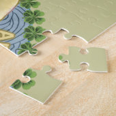 Ierse Shamrock Engel Legpuzzel (Zijkant)