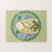 Ierse Shamrock Engel Legpuzzel (Horizontaal)