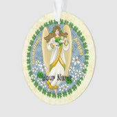 Ierse Shamrock Engel   Ornament (voorkant)