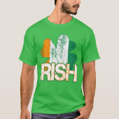 Ierse Shamrock Flag T-Shirts (nood) (Voorkant)