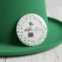 Ierse Shamrock Flamingo St. Patrick's Day Feestje